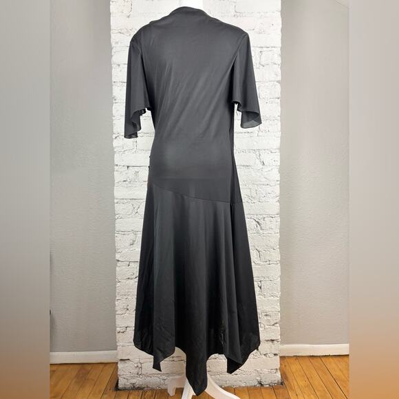 Vintage Disco Wrap Beaded Dress - Picture 8 of 13